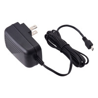 Wall Power Adapter: 5.15VDC, 2.5A, USB Micro-B Connector, 18AWG 1.5m Cable