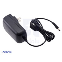 Wall Power Adapter: 12VDC, 3A, 5.5×2.1mm Barrel Jack, Center-Positive