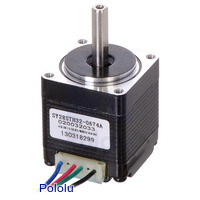 Stepper Motor: Bipolar, 200 Steps/Rev, 28×32mm, 3.8V, 0.67 A/Phase