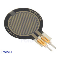 Force-Sensing Resistor: 0.6″-Diameter Circle, Short Tail