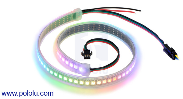 Pololu New Product Addressable High Density Rgb Led Strip 6254