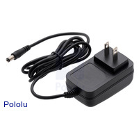 Wall Power Adapter: 12VDC, 1A, 5.5×2.1mm Barrel Jack, Center-Positive